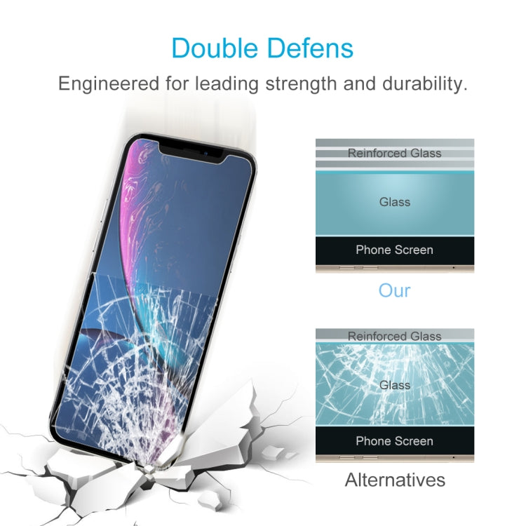 For iPhone 11 / XR 50pcs 0.3mm 2.5D 9H Tempered Glass Film, For iPhone 11 / XR(50 PCS)