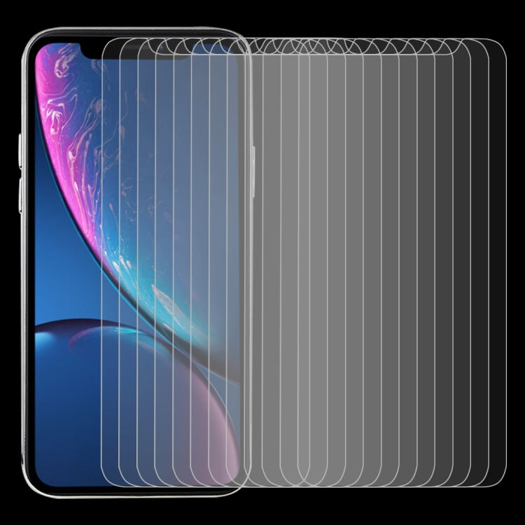 For iPhone 11 / XR 50pcs 0.3mm 2.5D 9H Tempered Glass Film, For iPhone 11 / XR(50 PCS)