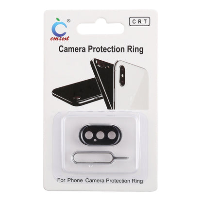 Rear Camera Lens Protection Ring Cover with Tray Eject Tool Needle For iPhone XS Max, iPhone XS Max, iPhone XS Max Blue