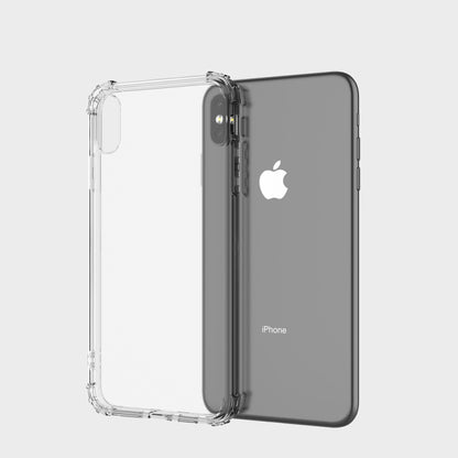 For iPhone XS Max Shockproof Transparent TPU Soft Case