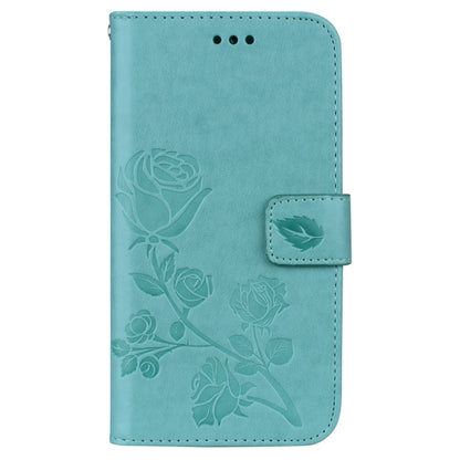 For iPhone XR Rose Embossed Horizontal Flip PU Leather Case,  with Holder & Card Slots & Wallet, For XR