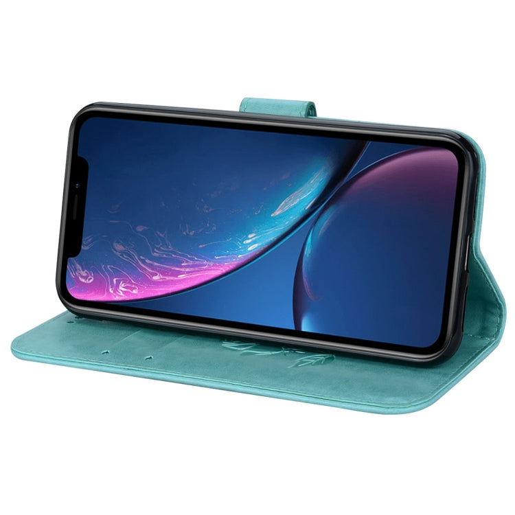 For iPhone XR Rose Embossed Horizontal Flip PU Leather Case,  with Holder & Card Slots & Wallet, For XR