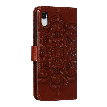 For iPhone XR Mandala Embossing Pattern Horizontal Flip Leather Case with Holder & Card Slots & Wallet & Photo Frame, For iPhone XR, iPhone XR