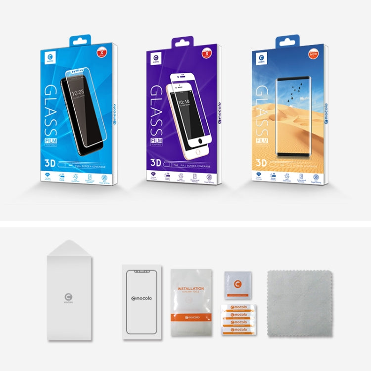 For iPhone 11 / XR mocolo 0.33mm 9H 3D Round Edge Anti Blue-ray Tempered Glass Film, iPhone XR