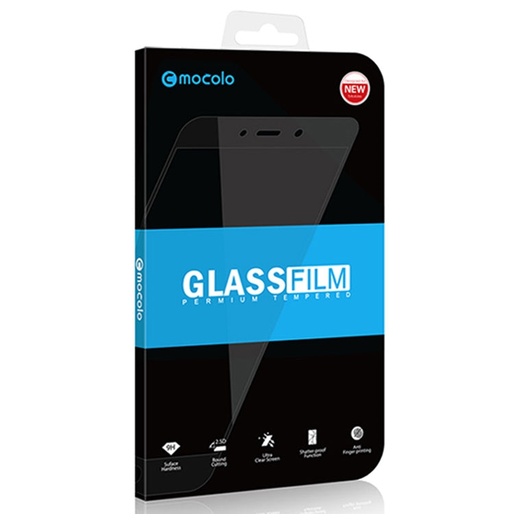 For iPhone 11 / XR mocolo 0.33mm 9H 2.5D Silk Print Tempered Glass Film, iPhone XR