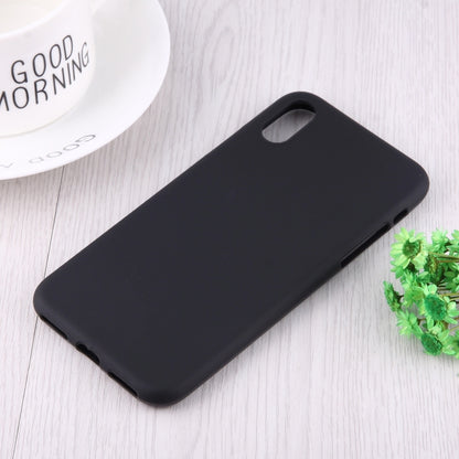 For iPhone XR Solid Color Frosted Soft TPU Case, For XR