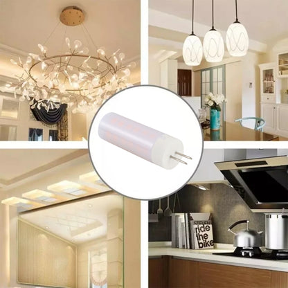 Lâmpada LED G4 com 36 LEDs SMD 2835 com efeito de chama tremeluzente, estilo retro, para decoração, 12V DC (luz amarelo-dourada)