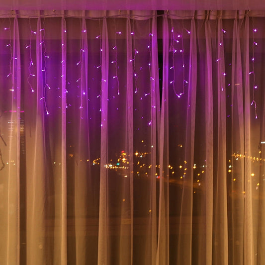 96 LEDs Little Ice Bars String Light with End Joint & Multi-function Controller, EU Plug, AC 220V, 3.5m Purple Light EU Plug, 3.5m Red Light EU Plug, 3.5m White Light EU Plug, 3.5m Warm White EU Plug, 3.5m Yellow Light EU Plug, 3.5m Blue Light EU Plug ...