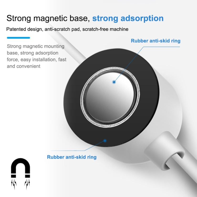 Lâmpada LED para máquina de costura, USB, com regulação contínua de intensidade, íman sensível ao toque, para utilização contínua e com baixo consumo energético.