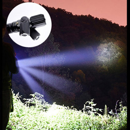 KS-739 USB Charging Waterproof T6+XPE Fixed Focus LED Flashlight with 4-Modes, KS-739