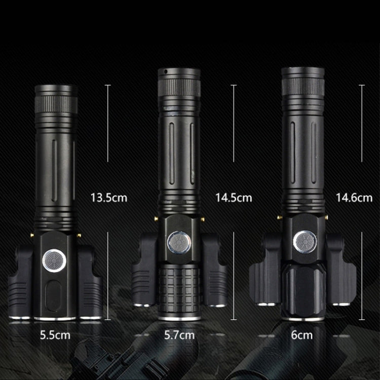 KS-739 USB Charging Waterproof T6+XPE Fixed Focus LED Flashlight with 4-Modes & 18650 lithium battery, KS-739 (&18650)