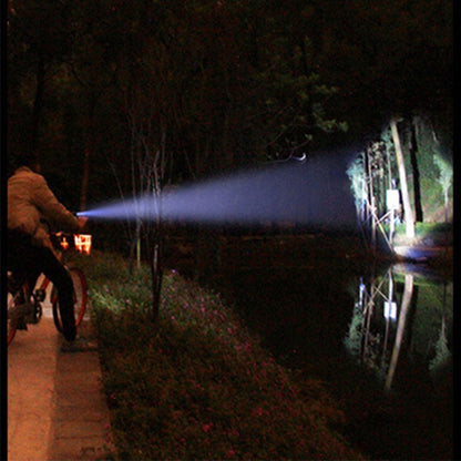 KS-738 USB Charging Waterproof T6+XPE Zoomable LED Flashlight with 4-Modes & 18650 lithium battery, KS-738 (&18650)