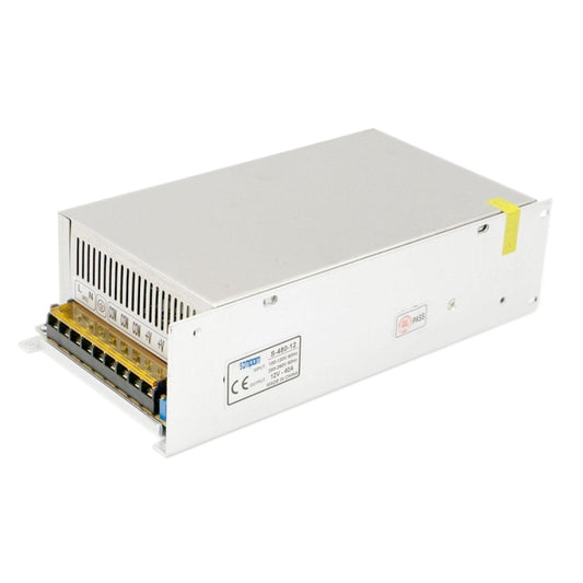 SOMPOM S-480-12 480W 12V 40A Iron Shell Driver LED Light Strip Lighting Monitor Power Supply, 480W 40A