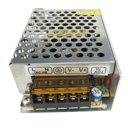 SOMPOM S-24-12 24W 12V 2A Iron Shell Driver LED Light Strip Lighting Monitor Power Supply, 24W 2A