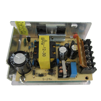 SOMPOM S-24-12 24W 12V 2A Iron Shell Driver LED Light Strip Lighting Monitor Power Supply, 24W 2A