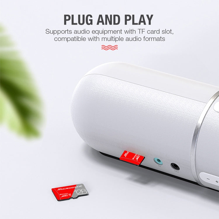 MICRODATA 128GB Class10 Red and Grey TF(Micro SD) Memory Card, 128GB