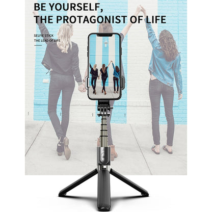 L03 Aluminum Alloy Foldable Bluetooth Tripod Selfie Stick, L03 White, L03 Black