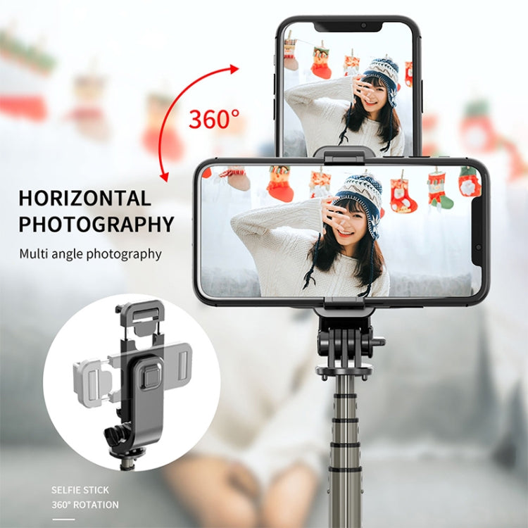 L03 Aluminum Alloy Foldable Bluetooth Tripod Selfie Stick, L03 White, L03 Black