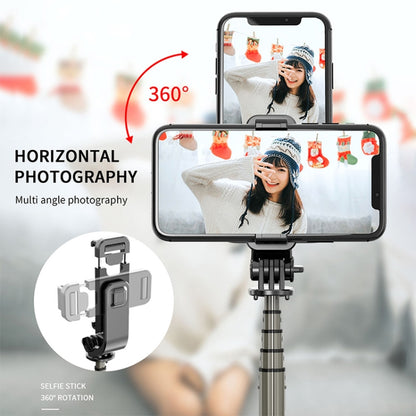 L03 Aluminum Alloy Foldable Bluetooth Tripod Selfie Stick, L03 White, L03 Black
