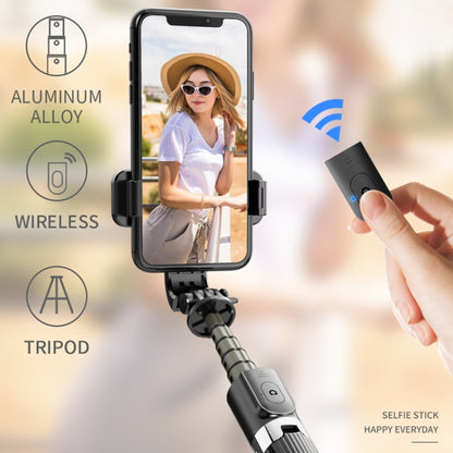 L03 Aluminum Alloy Foldable Bluetooth Tripod Selfie Stick, L03 White, L03 Black