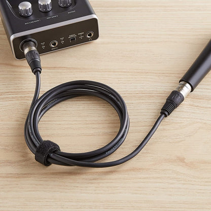 1.8m 3-Pin XLR Male to XLR Female Microphone Cable, Length: 1.8m