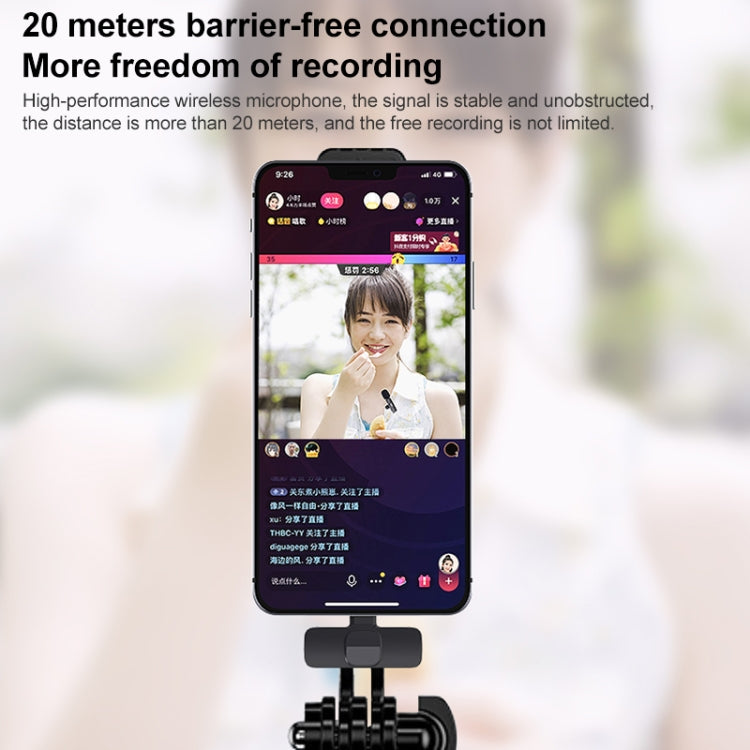 Type-C / USB-C Interface Mini Wireless Lavalier Microphone, Type-C