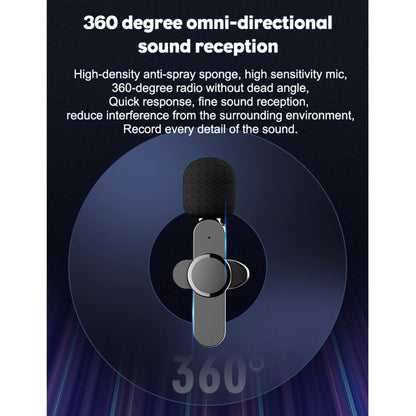 Type-C / USB-C Interface Live Broadcast Wireless Lavalier Microphone, Type-C