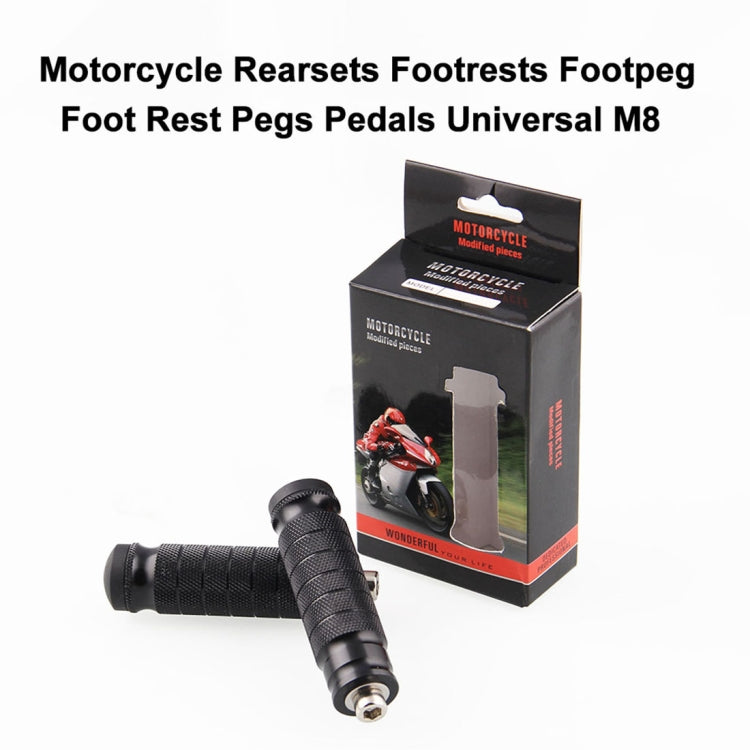 MB-BF001-BK Universal Motorcycle Modified Rear Seat Pedal, One Pair, MB-BF001-BK