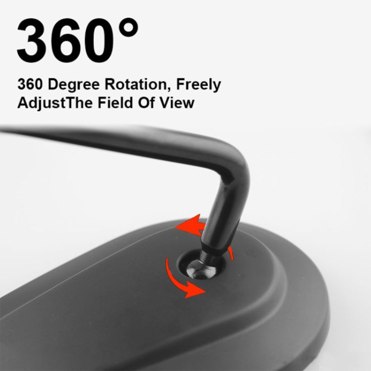 Espejo retrovisor giratorio mate modificado MB-MR008-BK para motocicleta Harley-Davidson XL 883 1200.