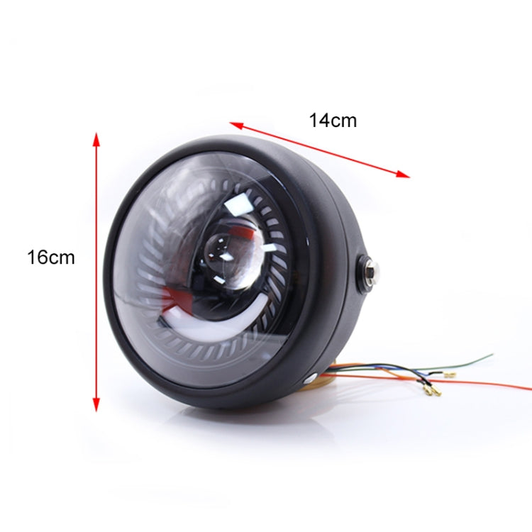 Motorcycle 5.75 inch Headlight Retro Lamp LED Light DC12V / 40W/ 6000K / 2800LM, Retro Lamp LED Light