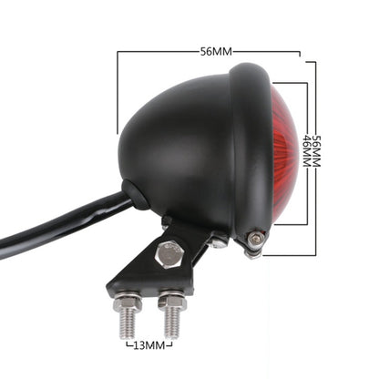 Speedpark 12V Motorcycle Modified Tail Light Brake Light for Harley, For Harley(Black), For Harley(Black Red), For Harley(Silver+Black), For Harley(Silver+Red)
