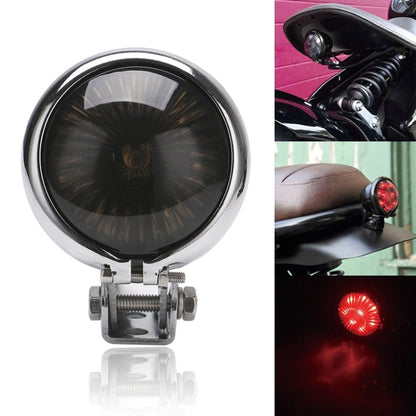 Speedpark 12V Motorcycle Modified Tail Light Brake Light for Harley, For Harley(Black), For Harley(Black Red), For Harley(Silver+Black), For Harley(Silver+Red)