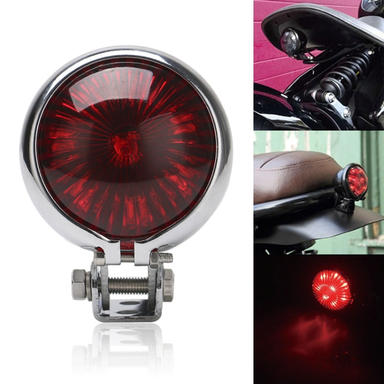 Speedpark 12V Motorcycle Modified Tail Light Brake Light for Harley, For Harley(Black), For Harley(Black Red), For Harley(Silver+Black), For Harley(Silver+Red)