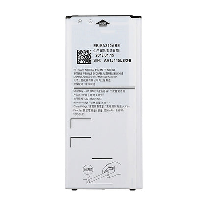 2300mAh Rechargeable Li-ion Battery EB-BA310ABE for Galaxy A3 (2016), A310F, A310F/DS, A310M, A310M/DS, A310Y, For A3 (2016)