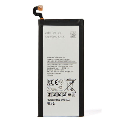 2550mAh Li-Polymer Battery for Samsung Galaxy S6 / G9200 / G9208 / G9209 / G920F / G920I / G920 / G920A, For Galaxy S6