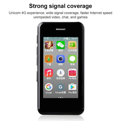 Ecrã de 2,45 polegadas, Android 5.1, processador quad-core MTK6580, compatível com Bluetooth/Wi-Fi, rede 3G, 1 GB de RAM + 8 GB de armazenamento + 32 GB de cartão TF.