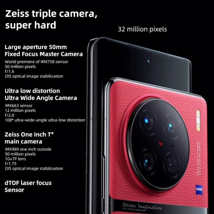 Triple Back Cameras, Screen Fingerprint Identification / Face ID, 4870mAh Battery, 6.78 inch Android 13.0 OriginOS 3 MediaTek Dimensity 9200 Octa Core up to 3.05GHz, NFC, OTG, Network: 5G, Support Google Play, Support 50W Wireless Flash Charging       ...