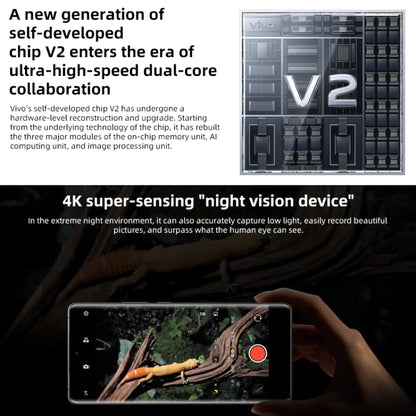 Triple Back Cameras, Screen Fingerprint Identification / Face ID, 4870mAh Battery, 6.78 inch Android 13.0 OriginOS 3 MediaTek Dimensity 9200 Octa Core up to 3.05GHz, NFC, OTG, Network: 5G, Support Google Play, Support 50W Wireless Flash Charging       ...