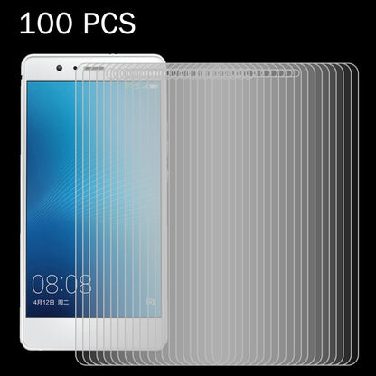 100 PCS for Huawei P9 Lite 0.26mm 9H Surface Hardness 2.5D Explosion-proof Tempered Glass Screen Film, For P9 Lite(100 PCS)