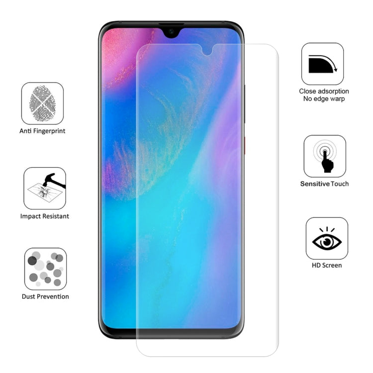 ENKAY Hat-Prince - Protector de pantalla 3D de hidrogel a prueba de explosiones de 0,1 mm para Huawei P30 Lite