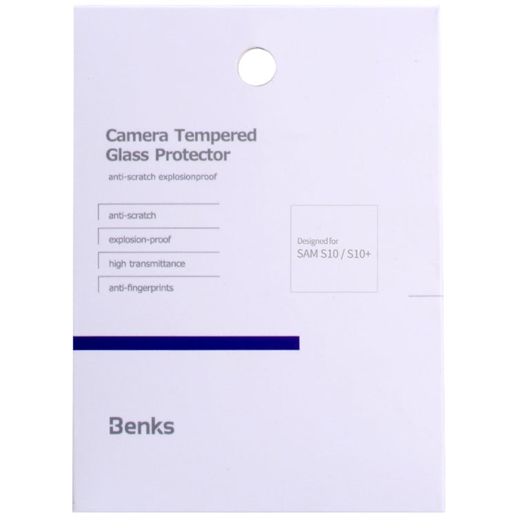 2PCS Benks KR Series 0.15mm Transparent Soft Rear Camera Lens Protective Film for Galaxy S10 Plus, For Galaxy S10 Plus