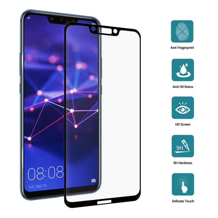 Surface hardness 0.3mm 9H 3D full-screen toughened glass film for huawei Mate 20 Lite, For Huawei Mate 20 Lite