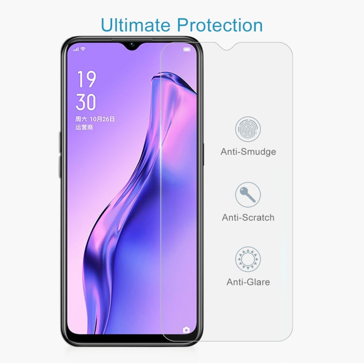 Película de vidrio templado 9H 2.5D de 0.26 mm para OPPO A31 (2020) (10 unidades)