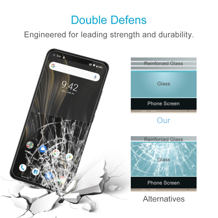 For UMIDIGI Power 3 0.26mm 9H 2.5D Tempered Glass Film, For UMIDIGI Power 3 (1 PC)