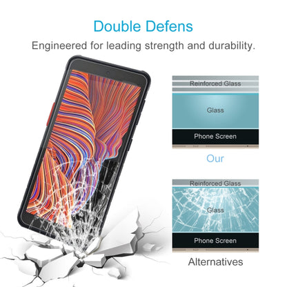 Para Samsung Galaxy Xcover 5, 10 unidades, 0,26 mm, dureza superficial 9H, 2,5D, película de vidrio templado a prueba de explosiones, no cubre toda la pantalla. Para Samsung Galaxy Xcover 5 (10 unidades)