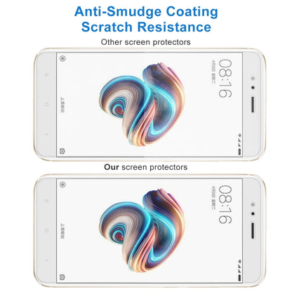 50 PCS for Xiaomi Mi 5X / A1 0.26mm 9H Surface Hardness 2.5D Explosion-proof Full Screen Tempered Glass Screen Film, No Retail Package, For Mi 5X (50 PCS)