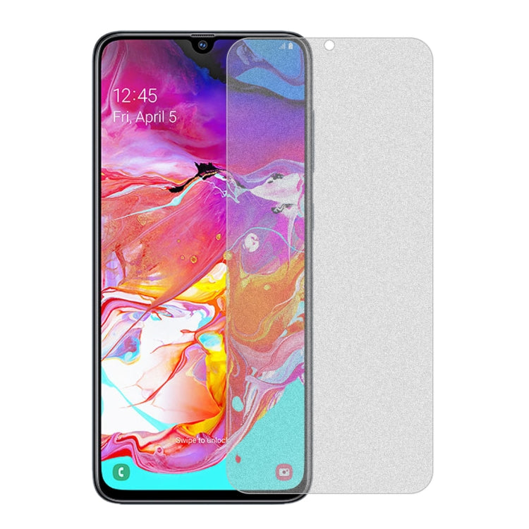 Non-Full Matte Frosted Tempered Glass Film for Galaxy A70, For Galaxy A70 (1 PC)