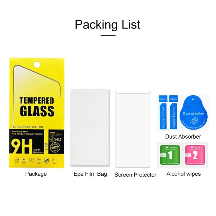 Non-Full Matte Frosted Tempered Glass Film for Galaxy A70, For Galaxy A70 (1 PC)