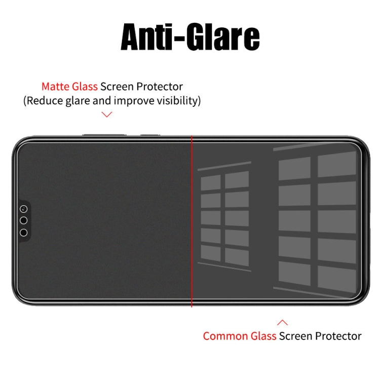 Non-Full Matte Frosted Tempered Glass Film for Huawei P20 Lite, For Huawei P20 Lite (1 PC)