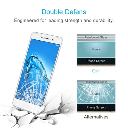 For Huawei Y7 0.3mm 9H Surface Hardness 2.5D Explosion-proof Non-full Screen Tempered Glass Screen Film, For Y7 (1 PC)